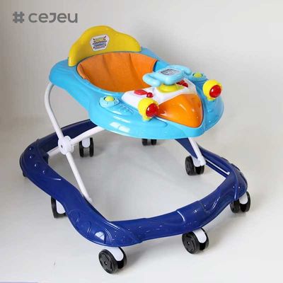 CJ-XTD-105 جديدة أجهزة المشي للأطفال متعددة الوظائف الأسود رخيص بسيط أجهزة المشي للأطفال مع الموسيقى سعر منخفض بيع ساخن مع ارتفاع الفرامل قابل للتعديل