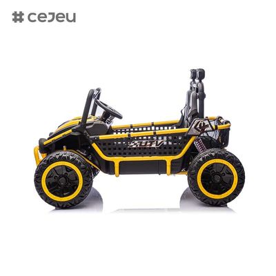 CJ-HC-605 جديد بطارية 12 فولت ركوب في الهواء الطلق على سيارة لعبة بطارية تعمل بالسيارة مقعدين الأطفال ركوب كهربائي على السيارة للأطفال للقيادة