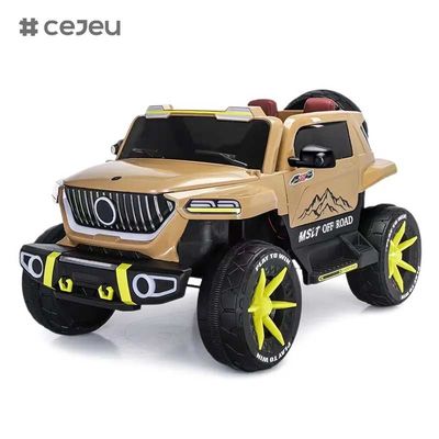 CJ-SF-5688 أحدث سيارة كهربائية للأطفال ذات حجم كبير 12 فولت 7 أمبير بمحرك كبير بأربعة محركات / لون وردي سيارة دفع رباعي للأطفال ذات سرعتين للركوب على الطرق الوعرة للأطفال من سن 5-12 سنة