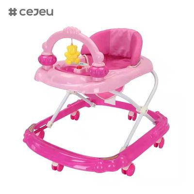 CJ-BLK-613 ألعاب مبيعات ساخنة Baby Walker مع 3 مستويات ارتفاع قابلة للتعديل ودعم مرتفع للراحة والدعم
