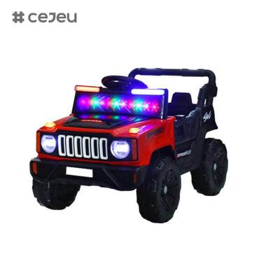 سيارات ركوب كهربائية للأطفال CJ-BH-80C، ألعاب 6 فولت، سيارة تعمل بالبطارية للأطفال، مقعدان، سيارة كهربائية مرخصة للأطفال مع جهاز تحكم عن بعد