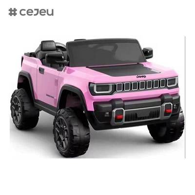 سيارة ركوب مرخصة جديدة من جيب CJ-JJ2500 - سيارات كهربائية للأطفال تعمل بالتحكم عن بعد - سيارة ببطارية بجلستين للأطفال