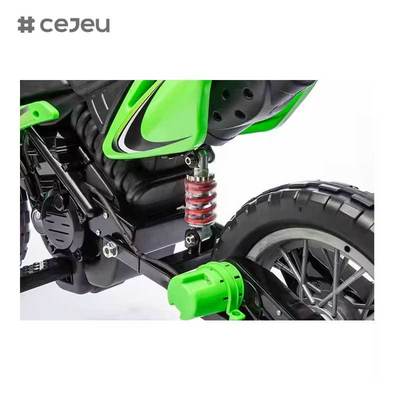 CJ-XB-8015 12V بطارية تعمل بالبطارية الدراجة النارية الكهربائية القذارة سيارة للأطفال 3-8 سنة مع عجلات التدريب القرن والبدء الصوت معتمدة EN71