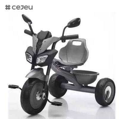 CJ-BMQ-6288 دراجة ثلاثية العجلات بدواسات للأطفال بتصميم أمامي أنيق مزودة بموسيقى وأضواء موديل جديد دراجة ثلاثية العجلات للأطفال