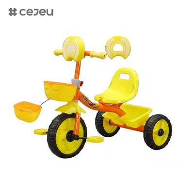 CJ-HLZ-791 دراجة ثلاثية العجلات بدواسات للأطفال بتصميم أمامي أنيق مزودة بموسيقى وأضواء موديل جديد دراجة ثلاثية العجلات للأطفال