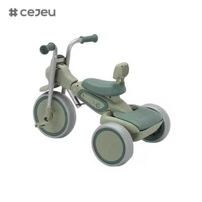 دراجات ثلاثية العجلات للأطفال CJ-BY-117 مع أضواء وموسيقى، دراجة ثلاثية قابلة للطي بأسعار المصنع بالجملة، وسيلة نقل مريحة