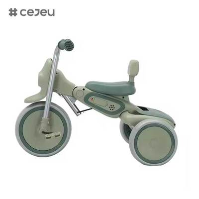 دراجات ثلاثية العجلات للأطفال CJ-BY-117 مع أضواء وموسيقى، دراجة ثلاثية قابلة للطي بأسعار المصنع بالجملة، وسيلة نقل مريحة
