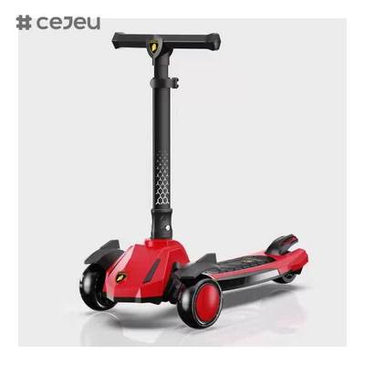 سكوتر للأطفال CJ-HLW-101، سكوتر للأطفال، للأولاد والبنات من سن 1-3 إلى 6 سنوات، لعبة يو يو 3 في 1، سكوتر قابل للطي