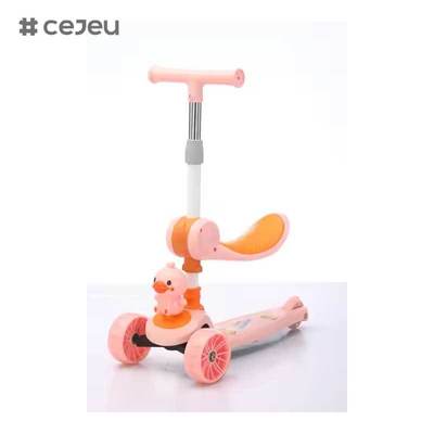 CJ-YCJ-LKB-801 4 في 1 دراجات ثلاثية للأطفال الدراجات المركبات لل 1-4 دفع ركوب الزلاجة على لعبة توازن الدراجة الطفل الكابتن