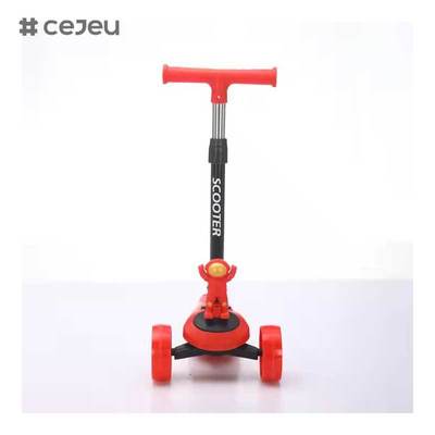 CJ-YLKB-808 سكوتر كهربائي صغير للأطفال بتصميم رائد فضاء لعام 2025، بثلاث عجلات من البولي يوريثين، مع أضواء وموسيقى، ومرن، ومنتج رخيص للرقص