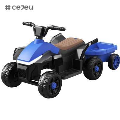 CJ-BEJ-3199 جديد 6 عجلات كهربائية رباعية الدراجة أطفال بطارية تعمل بالبلاستيك ركوب على المركبة واحد القيادة الشاطئ خارج الطريق سيارة لعبة