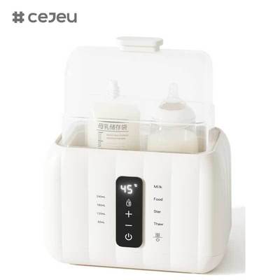 CJ-HJ-B03 شاشة رقمية مدفأة الحليب OEM ODM معقم زجاجات حليب الأطفال الأوتوماتيكي مدفأة طعام مع ضوء ليلي