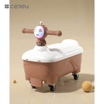 CJ-ZYB—5188 2025 صندوق تخزين لوح تزلج عالي الجودة للأطفال بتصميم جديد لعبة بأربع عجلات للأطفال من سن 2-4 سنوات سيارة تمارين رياضية بلاستيكية صنع في الصين