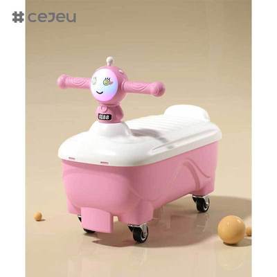 CJ-ZYB—5188 2025 صندوق تخزين لوح تزلج عالي الجودة للأطفال بتصميم جديد لعبة بأربع عجلات للأطفال من سن 2-4 سنوات سيارة تمارين رياضية بلاستيكية صنع في الصين