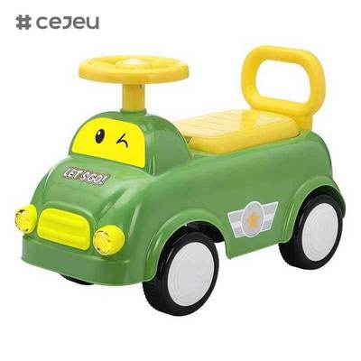 CJ-SL-608 مصنع الجملة سكوتر كهربائي ذو 4 عجلات سيارات ألعاب بلاستيكية للأطفال للقيادة لعبة سيارة أرجوحة للأطفال
