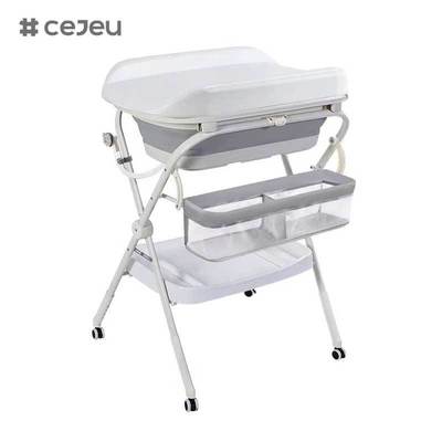 CJ-QC6605-1 طاولة رعاية ثلاثية في واحد كل شيء في واحد لرعاية الأطفال حديثي الولادة حمام غسيل للمحمول الحفاضات منتجات حمام الأطفال بالجملة