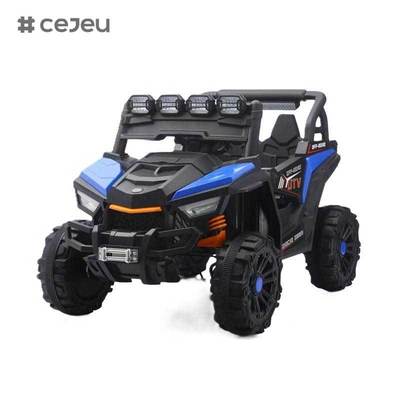 لعبة ركوب CJ-JB-669 للأطفال الكبار، شاحنة ركوب بجلستين سيارة كهربائية للأطفال للأولاد والبنات مع جهاز تحكم عن بعد