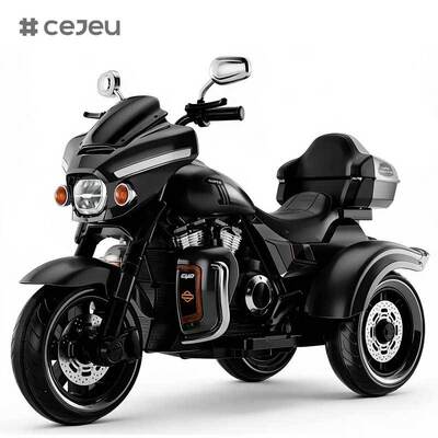 CJ-TTF-9189A الدراجة ألعاب الأطفال السيارة الطفل الكهربائية Moto Kids الدراجة النارية الكهربائية للأطفال للقيادة طفل ثلاثي الدراجة المشي بطارية القطع الأثرية الطفل