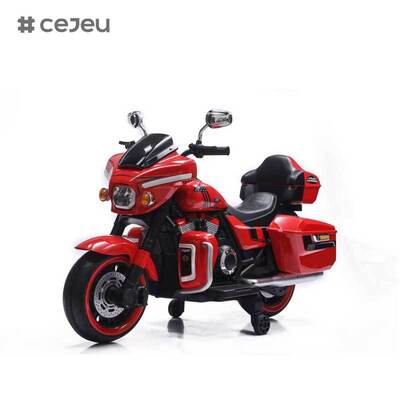 CJ-TTF-9189A الدراجة ألعاب الأطفال السيارة الطفل الكهربائية Moto Kids الدراجة النارية الكهربائية للأطفال للقيادة طفل ثلاثي الدراجة المشي بطارية القطع الأثرية الطفل