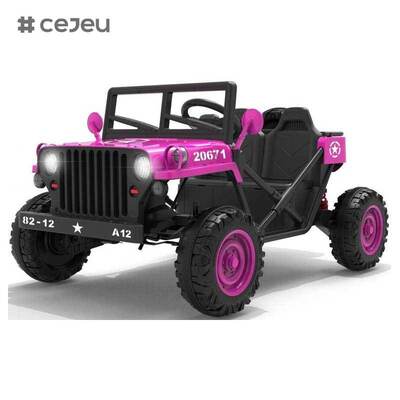 CJ-XH-JC609 الركوب الكهربائي للأطفال على أربع عجلات على السيارة مع وظيفة التأرجح والموسيقى التعليمية