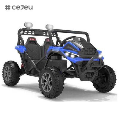 CJ-XH-JC610 4x4 بطارية تشغيل الأطفال UTV الكهربائية ركوب على عربة السيارة للأطفال مع جهاز التحكم عن بعد الوالدين