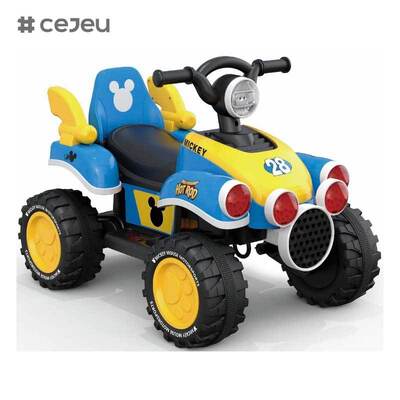 CJ-FLBB-712 2 إلى 4 سنوات طفل طفل ركوب على دفع الدواسة سيارة مع البطارية المنزلية موسيقى تعمل بالطاقة للأطفال