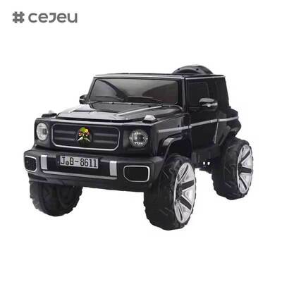 CJ-JB-8611 سوبر 2 مقاعد أطفال ركوب على سيارات للجنسين 12 فولت ركوب كهربائي على سيارة قابلة للشحن سيارة أطفال مرسيدس