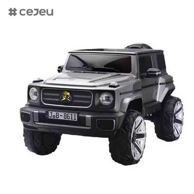 CJ-JB-8611 سوبر 2 مقاعد أطفال ركوب على سيارات للجنسين 12 فولت ركوب كهربائي على سيارة قابلة للشحن سيارة أطفال مرسيدس