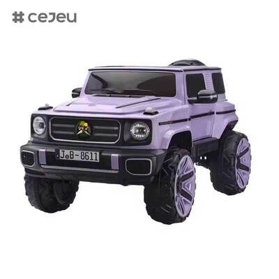 CJ-JB-8611 سوبر 2 مقاعد أطفال ركوب على سيارات للجنسين 12 فولت ركوب كهربائي على سيارة قابلة للشحن سيارة أطفال مرسيدس