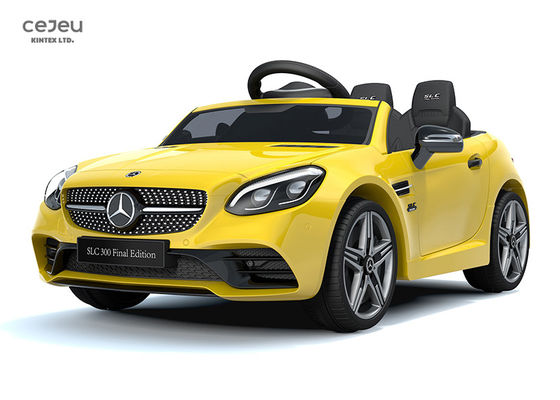 سيارة أطفال مرخصة بمنفذ USB مرسيدس بنز SLS AMG 6V كهربائية للركوب بسرعة 4 كم/ساعة