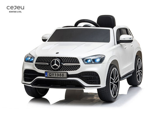 سيارة أطفال مرخصة EN71 تعمل بالقيادة على سيارة مرسيدس بنز Gl450 SUV بجهد 6 فولت، وزنها 19 كجم