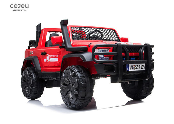 LED Blue Kids Electric UTV Black Mp3 UTV لـ 8 سنوات 2.4G RC