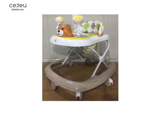 ألعاب الدب تصميم طفل قابل للطي المشي مع صندوق الموسيقى 67 * 60 * 57CM