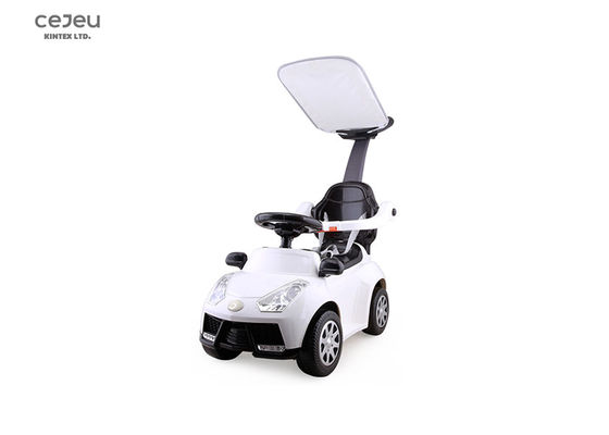 3KM / HR Push Along Toy Car 3C Pink Push على طول تخزين السيارة تحت المقعد