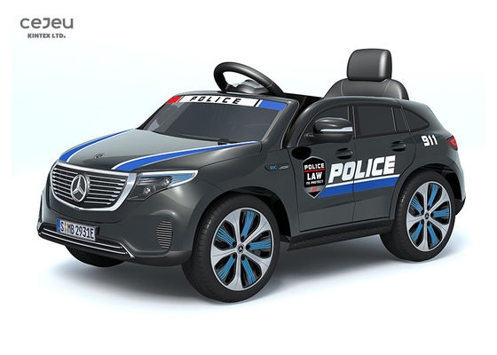 سيارة أطفال ذات ترخيص 6 فولت فضية 2.4G R/C بنز Ride On EQC 400