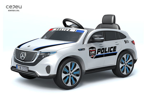 سيارة أطفال ذات ترخيص 6 فولت فضية 2.4G R/C بنز Ride On EQC 400