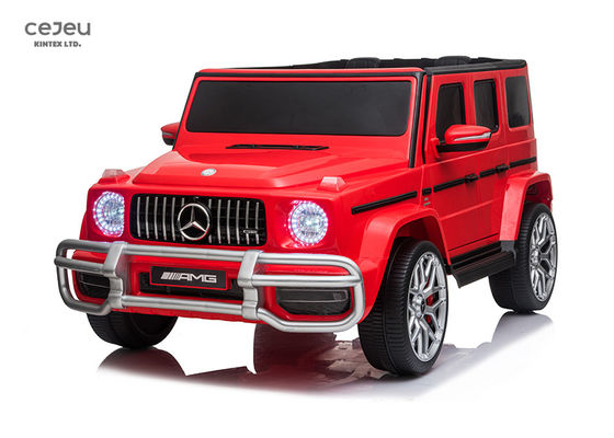 G500 ترخيص ركوب على السيارات 4 عجلات تعليق 4 سنة من العمر مرسيدس 12v