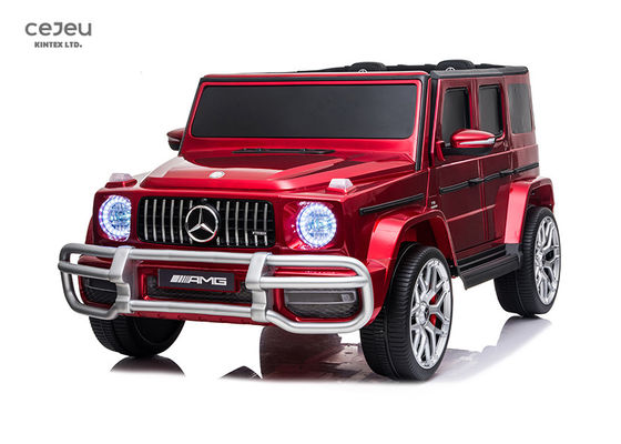 G500 ترخيص ركوب على السيارات 4 عجلات تعليق 4 سنة من العمر مرسيدس 12v
