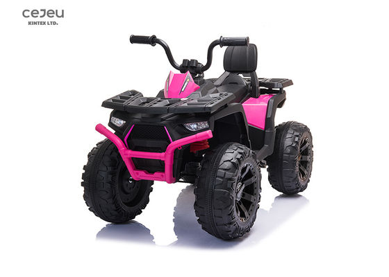 12 فولت للأطفال رباعية الدفع على مركبة ATV مع جهاز تحكم عن بعد للوالدين ومشغل موسيقى
